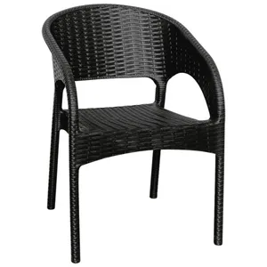 صندلی ناصر پلاستیک مدل دسته دار حصیر بافت کد 992