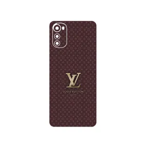 MAHOOT LOUIS_VUITTON_Logo Cover Sticker for Motorola Moto E32s