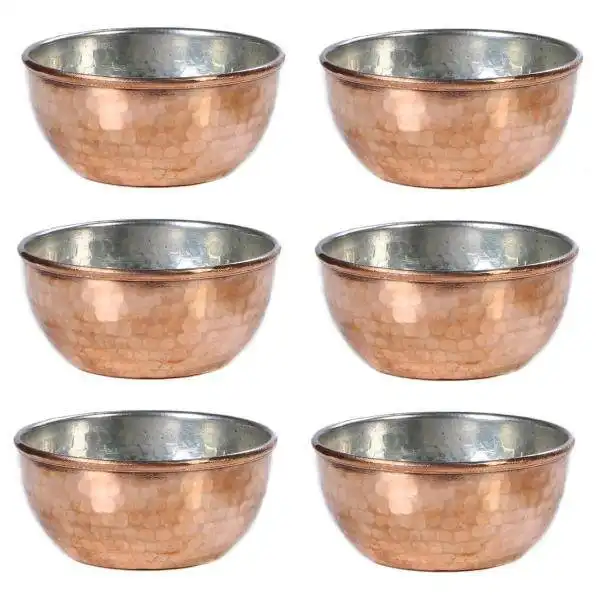 کاسه مسی نظریان کد 06 بسته 6 عددی