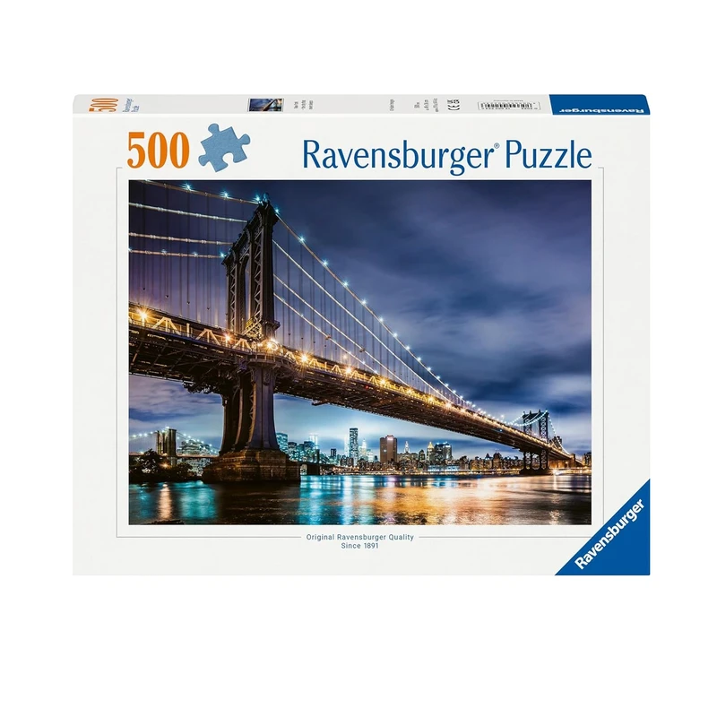 پازل 500 تکه راونزبرگر مدل NY Skyline کد 12000224 مناسب برای 12 سال به بالا