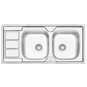 سینک پرنیان استیل مدل 2211 توکار