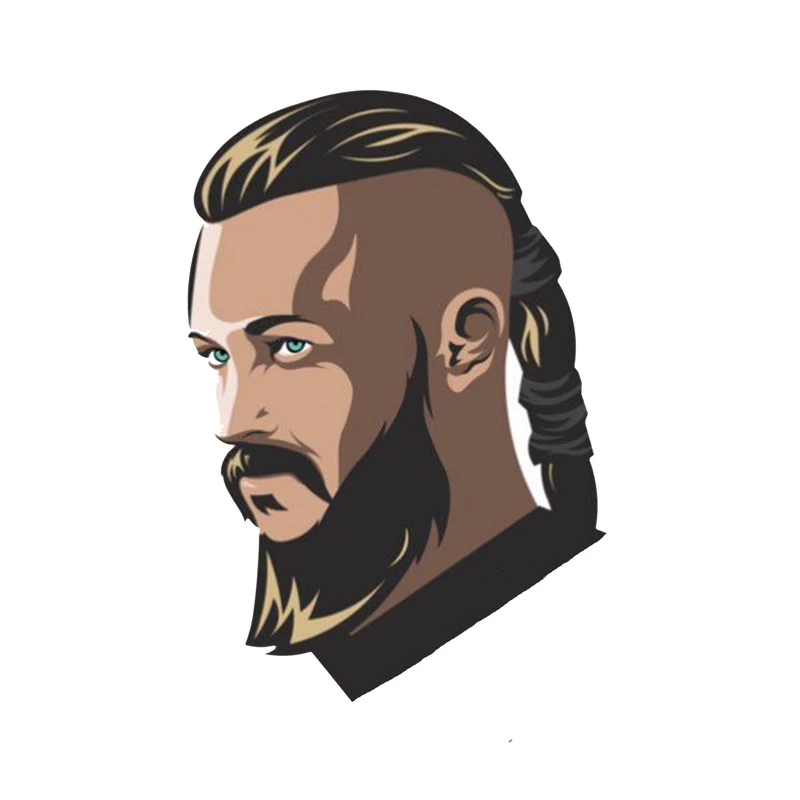  استیکر لپ تاپ و موبایل مدل سریال طرح وایکینگ ها رگنار Vikings Ragnar کد 3573