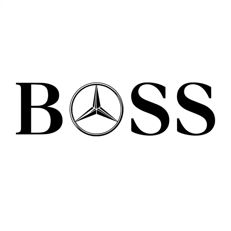 استیکر پارچه و لباس مدل برچسب DTF باس بنز