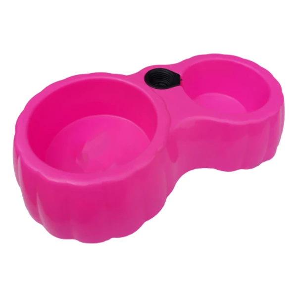 ظرف آب و غذا سگ و گربه مدل دو قلو کد 92