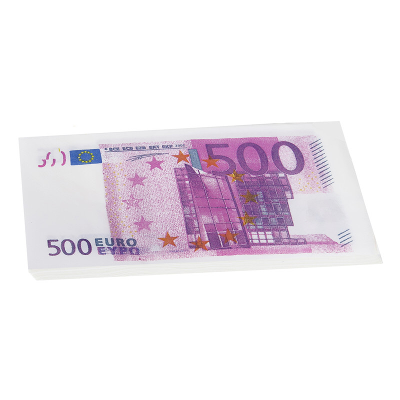 دستمال کاغذی 10 برگ جیبی طرح 500 یورویی