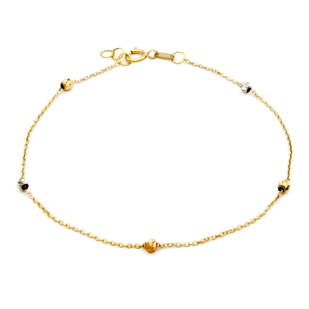 دستبند طلا 18 عیار زنانه کاپانی مدل البرنادو کد KB002 -  - 3