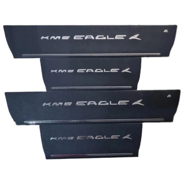 برچسب پارکابی خودرو استیک طرح چرم کد M343 مناسب برای ایگل مجموعه 4 عددی