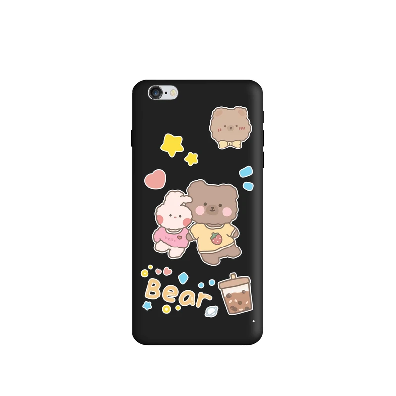 کاور طرح خرس و خرگوش کد t3551 مناسب برای گوشی موبایل اپل  iphone 6 Plus / 6s Plus