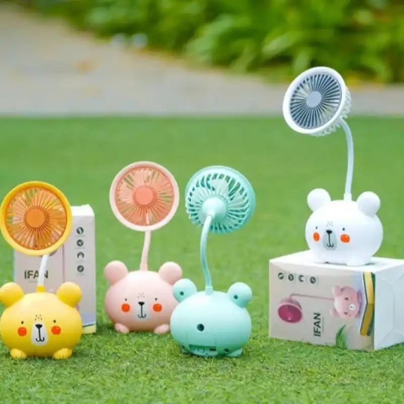 پنکه شارژی طرح حیوانات کد M13