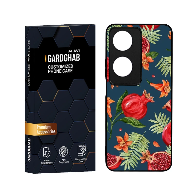 کاور گارد قاب علوی مدل دور ژله ای هنری مناسب برای گوشی موبایل آنر X7B 4G