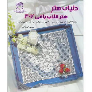 کتاب دنیای هنر قلاب بافی 307 اثر اکرم ذاکری نشر بین المللی حافظ