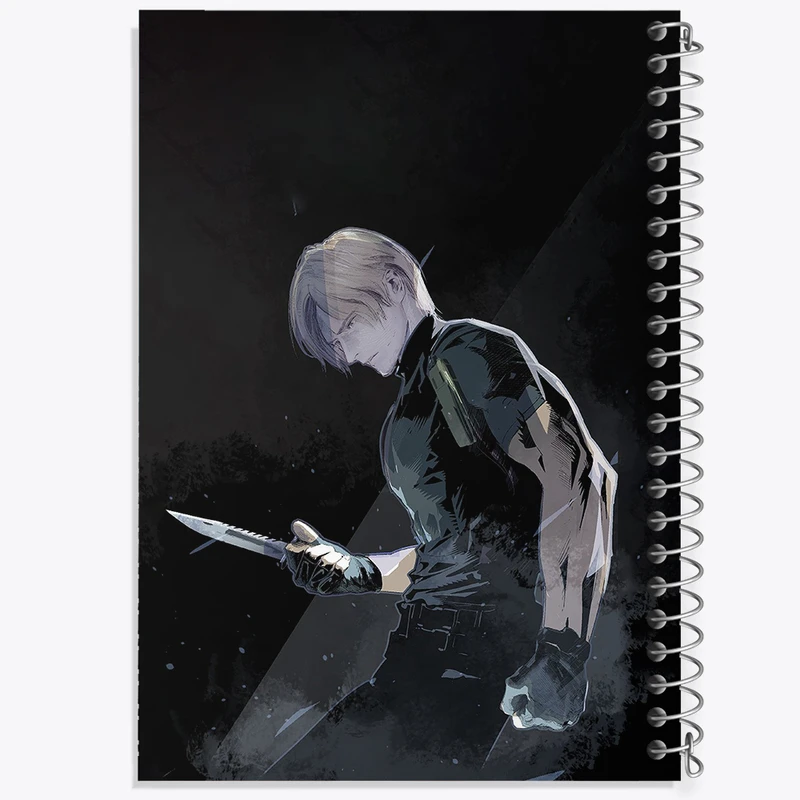 دفتر ژورنال نویسی 50 برگ خندالو مدل نقطه ای طرح بازی رزیدنت اویل (Resident Evil) کد 31681