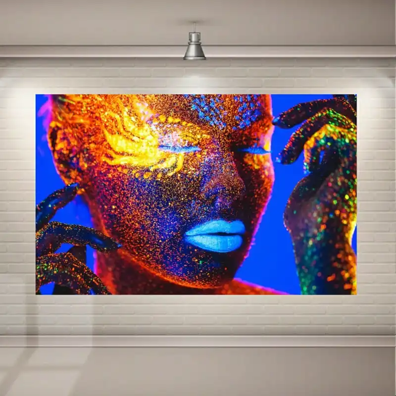 تابلو بوم طرح آرایشگاه زنانه مدل چهره شاین مدل SDB8314