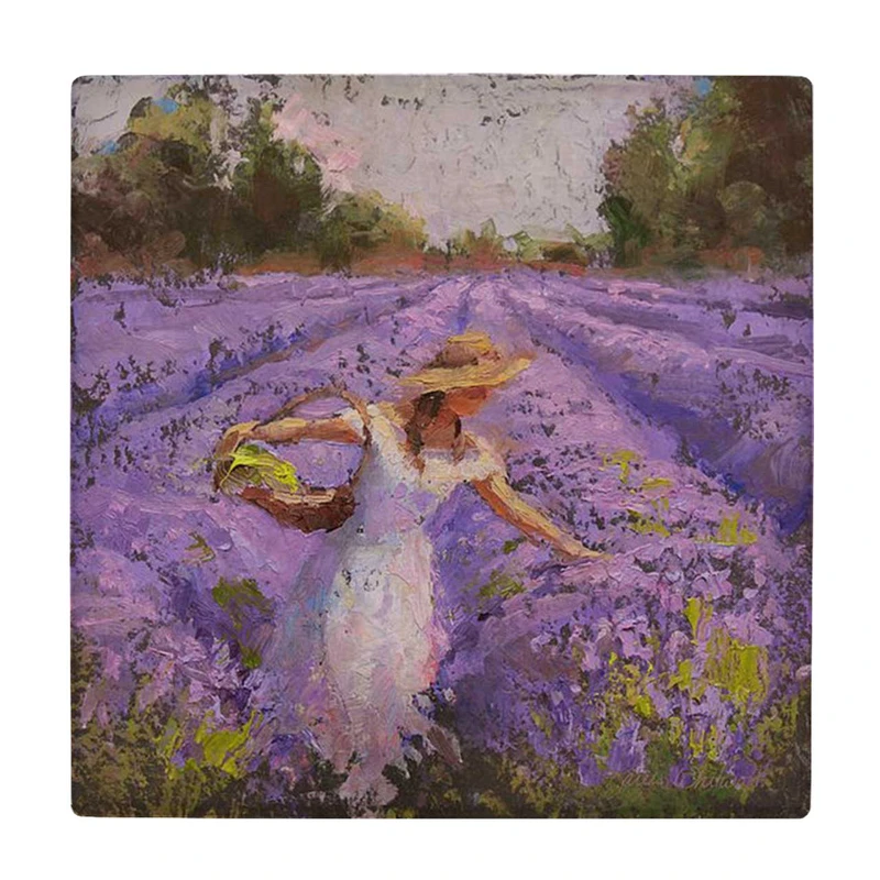 زیر لیوانی طرح بانو در دشت گل کد    3864980_1993