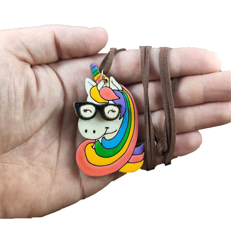 نیم ست دخترانه مدل اسب تک شاخ کد 201