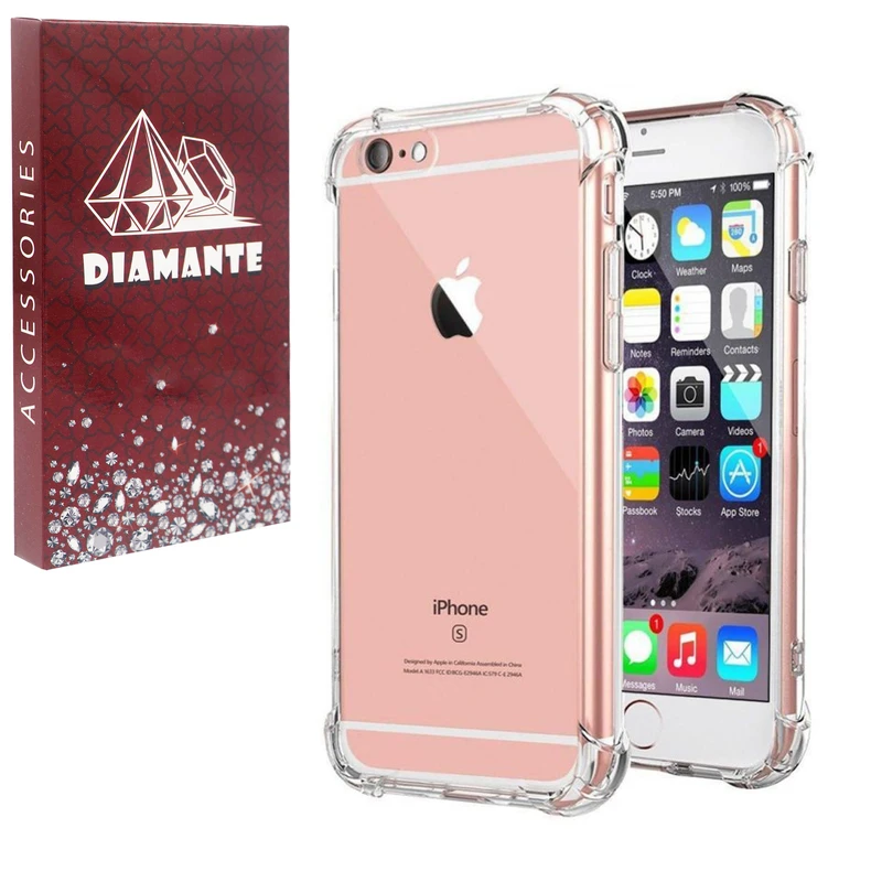 کاور دیامانته مدل بی رنگ مناسب برای گوشی موبایل اپل iPhone 6 Plus