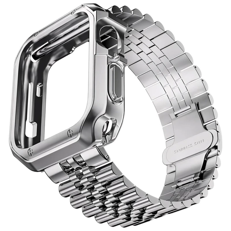 بند پنتر مدل 5Bead Jelly Cover مناسب برای اپل واچ سری 4 / 5 / 6 / SE سایز 44 میلی متری