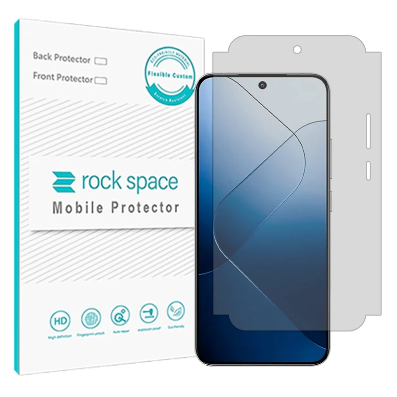 محافظ صفحه نمایش راک اسپیس مدل شفاف مناسب برای گوشی موبایل شیائومی 14