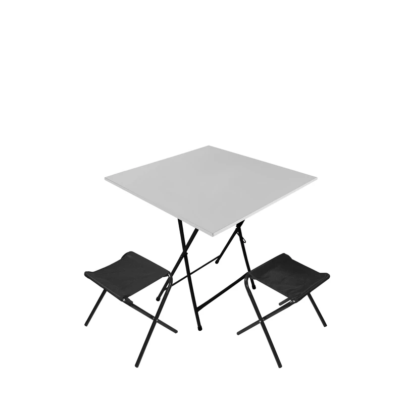 میز و صندلی سفری میزیمو مدل برزنتی کد 8723 مجموعه 3 عددی 