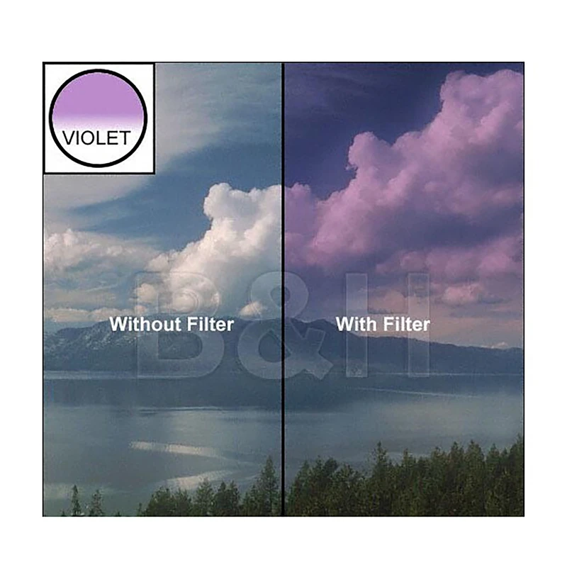 عکس شماره 3 : فیلتر لنز هویا مدل 55mm-half color