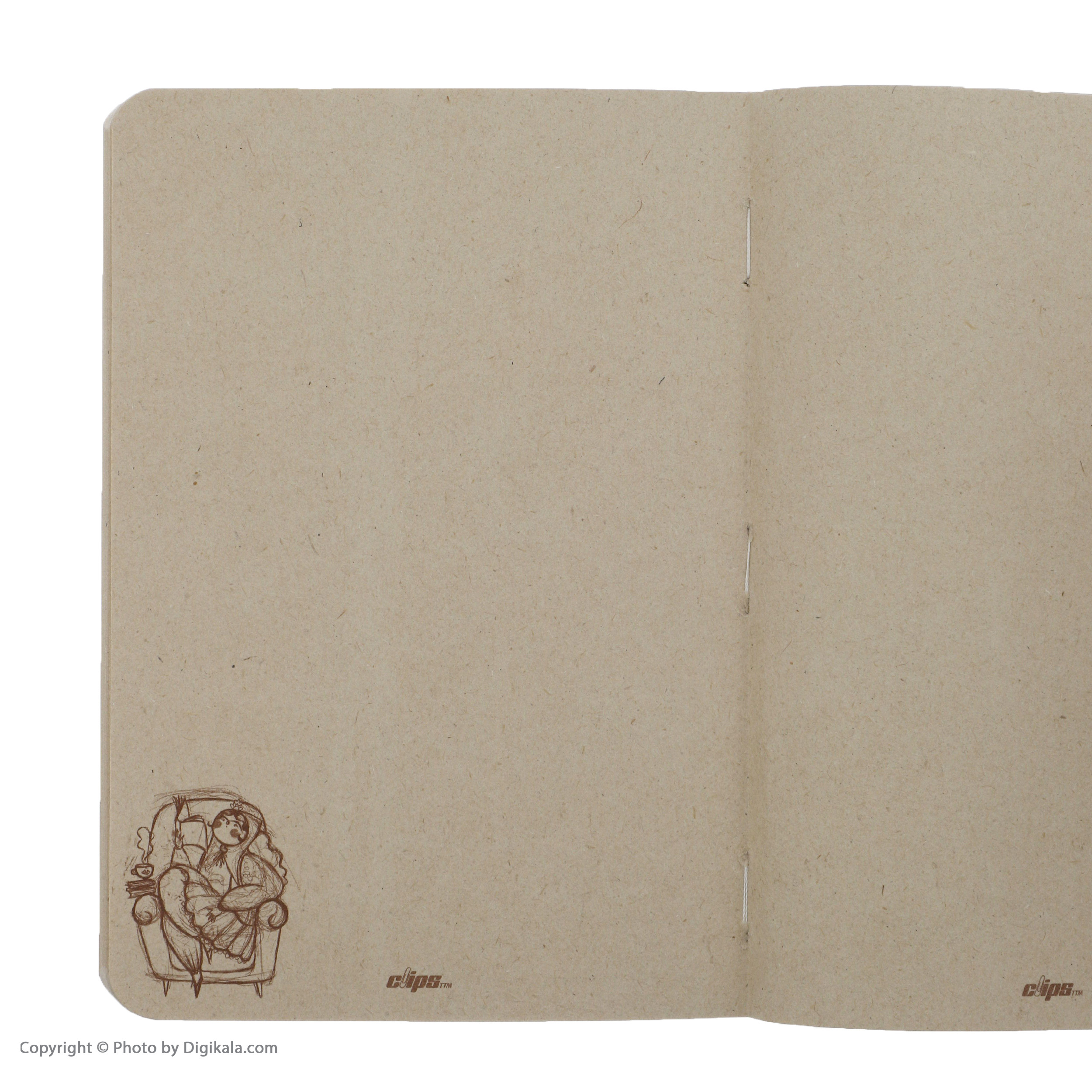 دفتر کرافت 100 برگ کلیپس مدل قاجاریته کد 1817-8 دفتر کرافت 100 برگ کلیپس مدل قاجاریته کد 1817-8