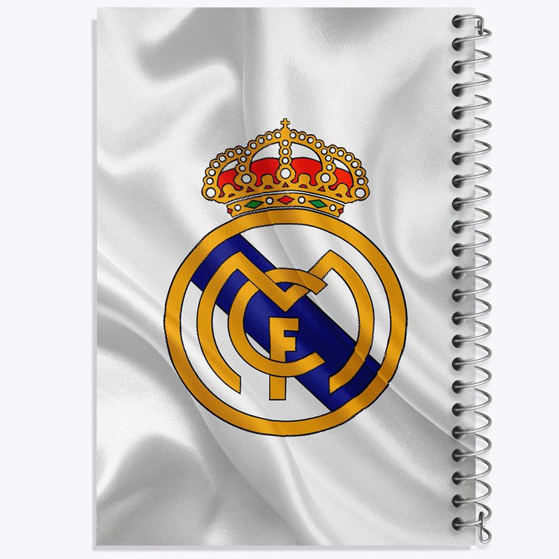 دفتر مشق 50 برگ خندالو مدل باشگاه رئال مادرید کد 26347