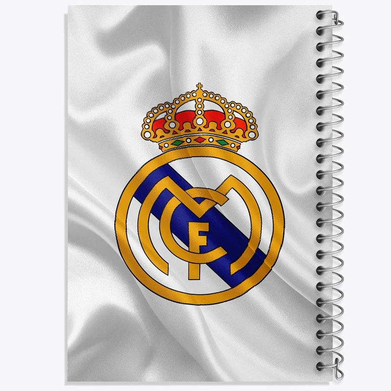 دفتر مشق 100 برگ خندالو طرح باشگاه رئال مادرید کد 26347