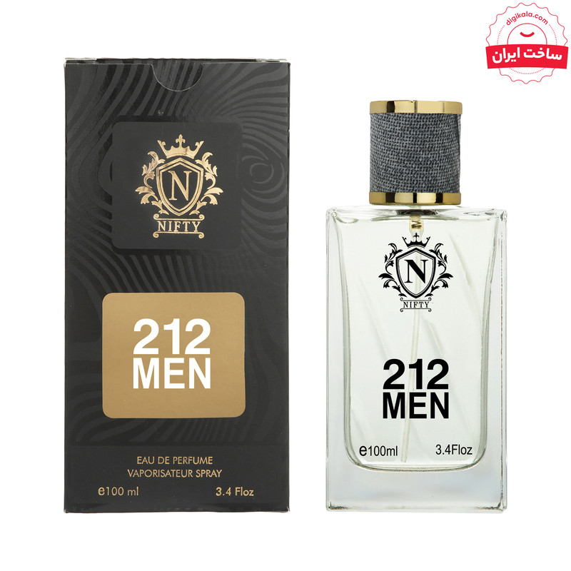 ادو پرفیوم مردانه نیفتی مدل 212 MEN حجم 100 میلی لیتر