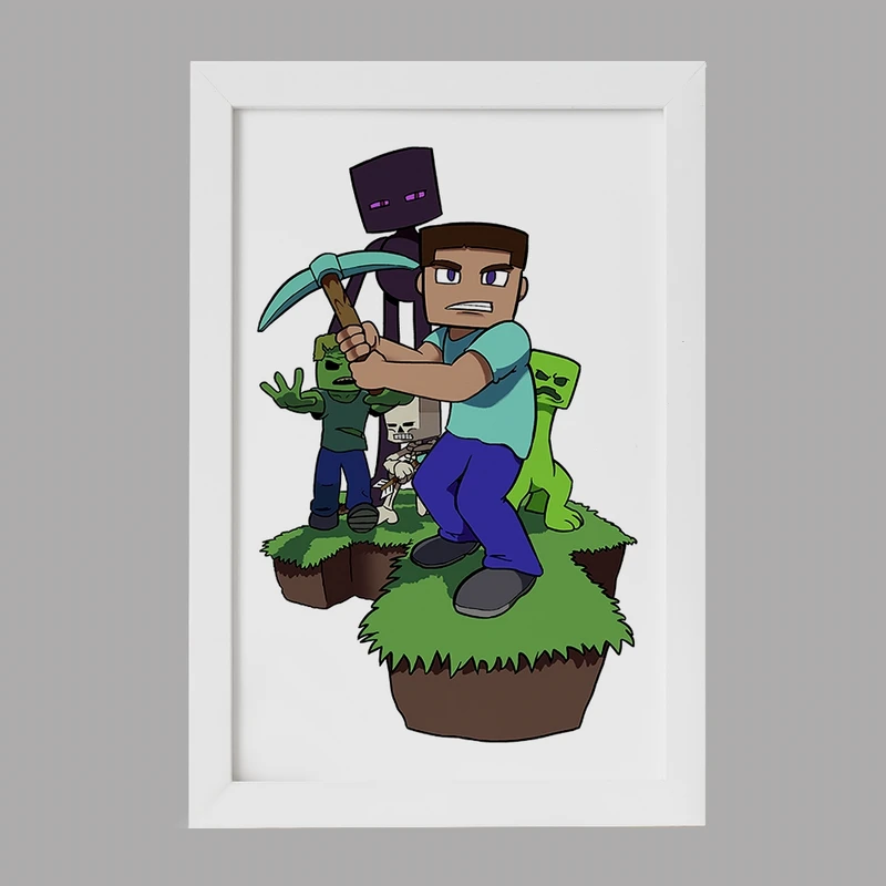 تابلو خندالو مدل ماینکرافت (Minecraft) کد F2167