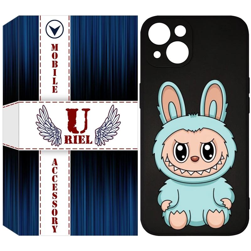 کاور یوریل مدل KSH کد 144 طرح عروسک لبوبو مناسب برای گوشی موبایل اپل iPhone 13