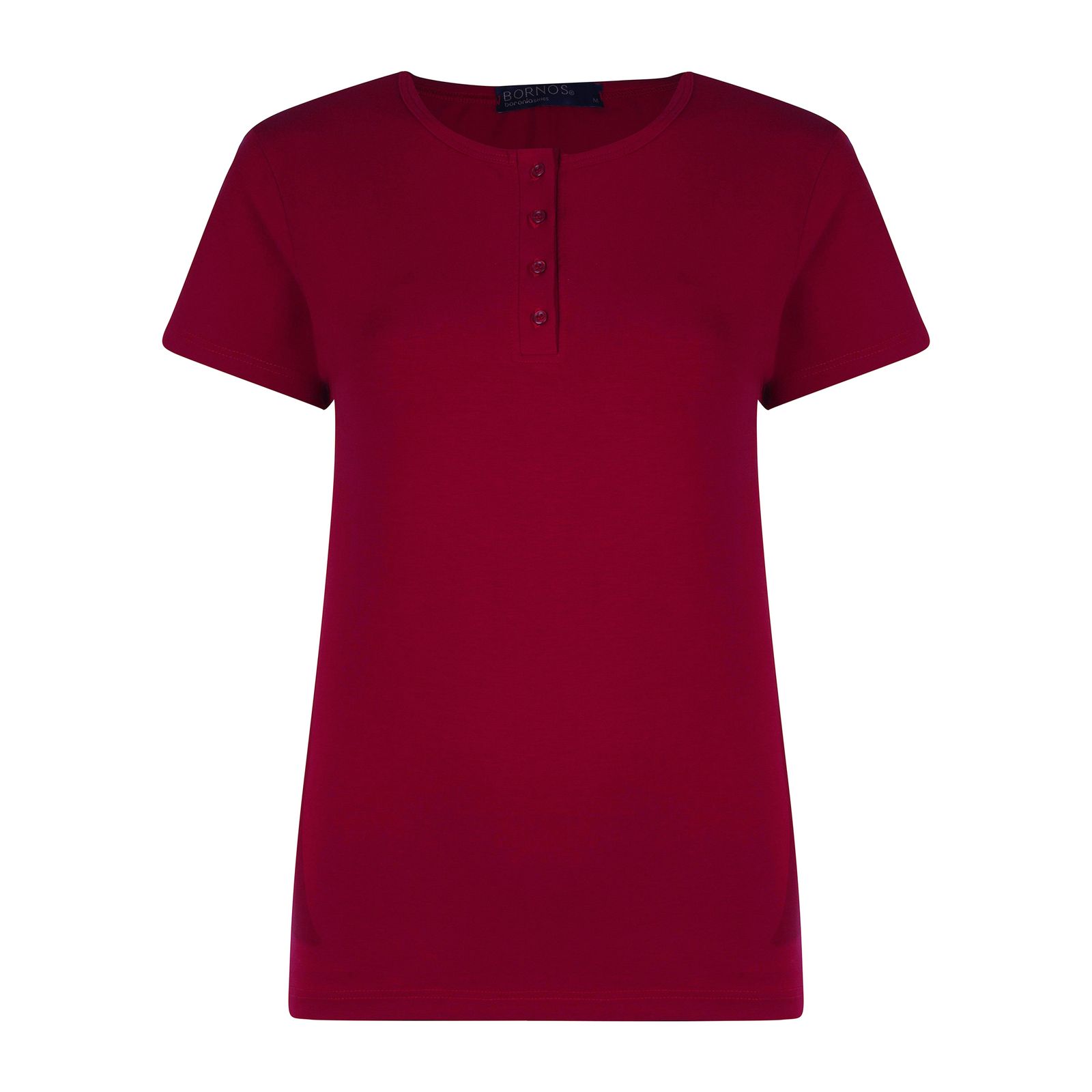 تی شرت آستین کوتاه زنانه برنس مدل رونا-72 رنگ قرمز -  - 1