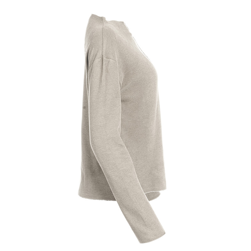 بلوز زنانه سرژه مدل 203529 رنگ کرم طوسی