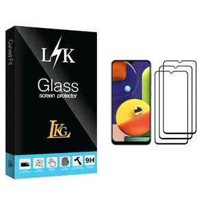 LKG LK Glass Screen Protector For Samsung Galaxy A50s Pack Of 3
