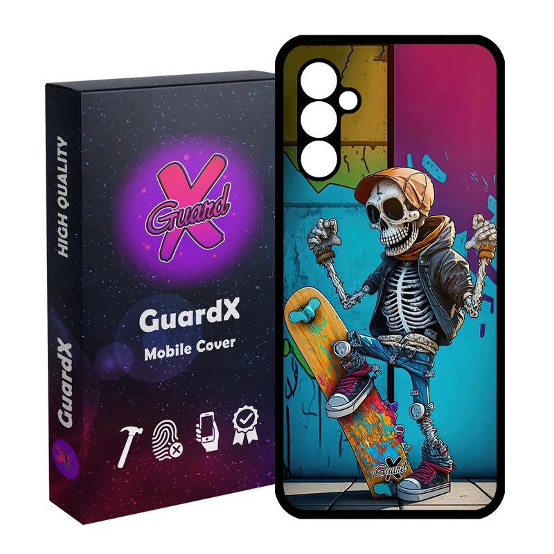 کاور گارد ایکس طرح اسکلت مدل Glass10603 مناسب برای گوشی موبایل سامسونگ Galaxy A24/A24 4G/M34 5G