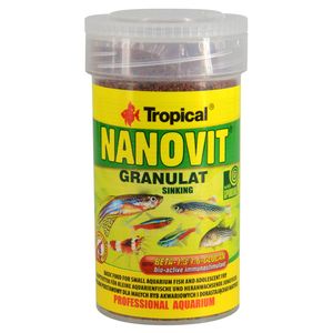 نقد و بررسی غذای ماهی تروپیکال مدل Nanovit Granulat اسپیرولینا وزن 65 گرم توسط خریداران