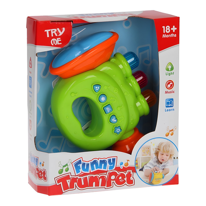 اسباب بازی آموزشی موزیکال مدل Funny Trumpet