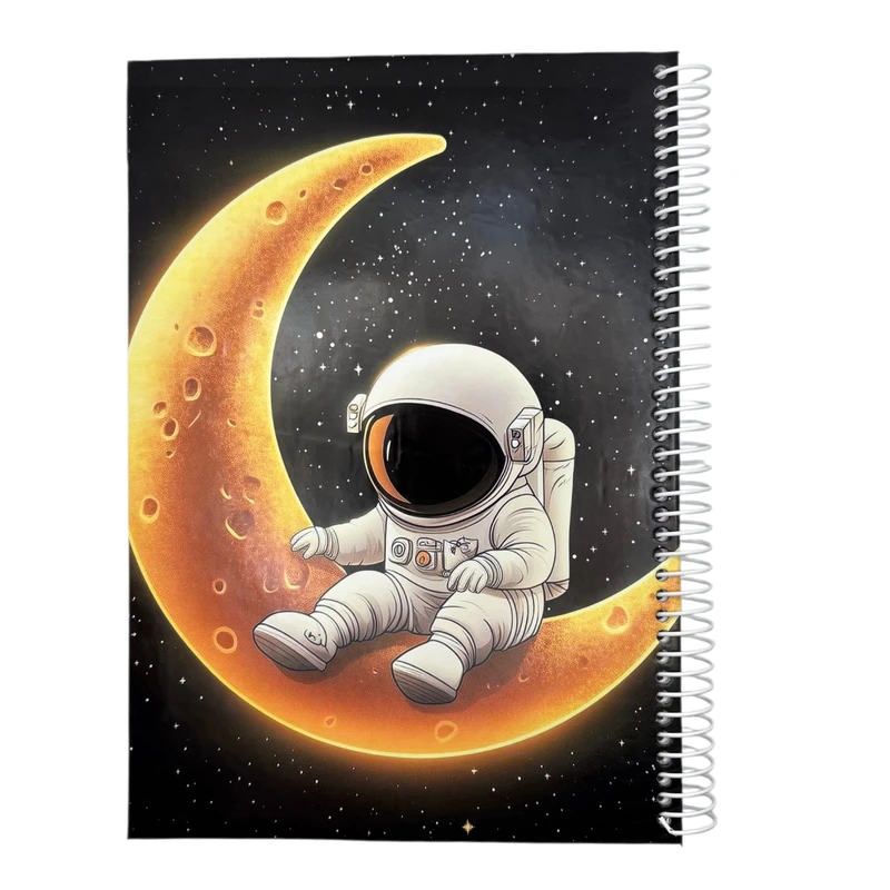 دفتر مشق 80 برگ مدل ماه کد ۳