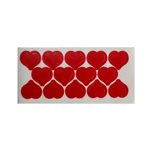 برچسب مدل قلب کد 10 بسته 50 عددی
