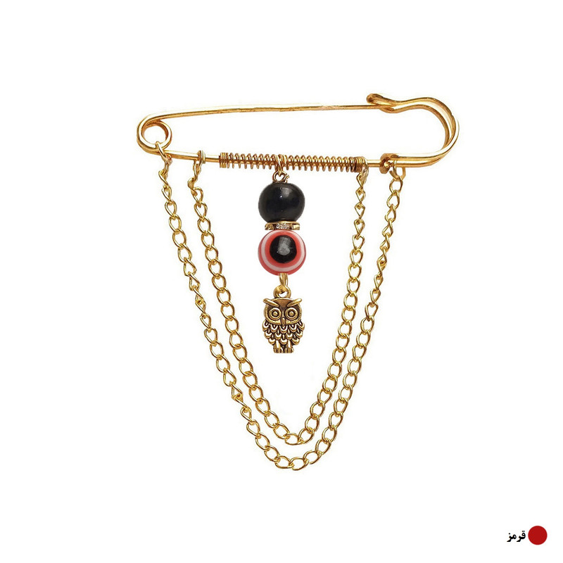 سنجاق سینه زنانه مدل چشم نظر 2210