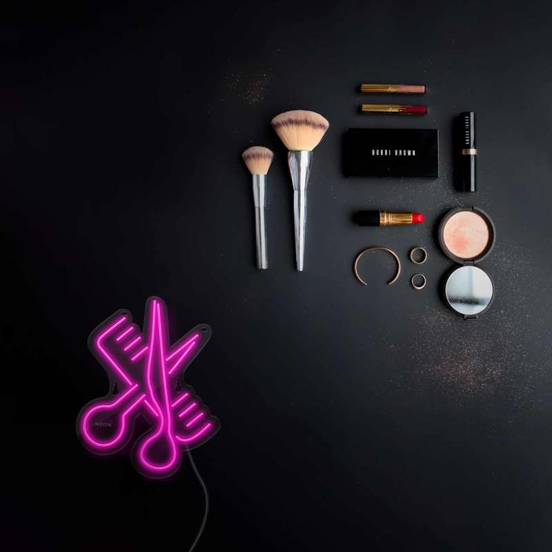 چراغ دیواری نئون دیزاین طرح Barber_PN