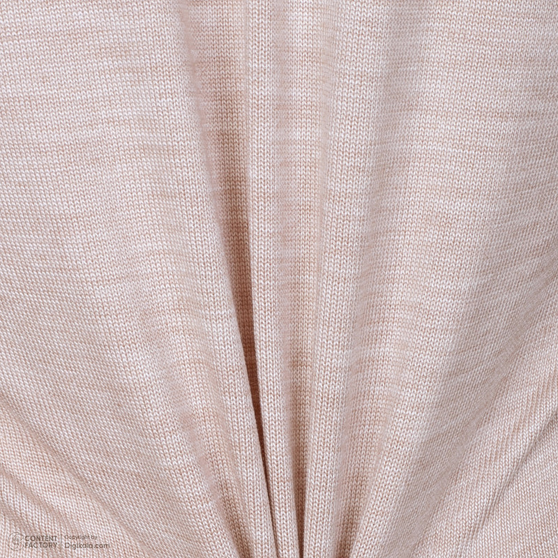 پلیور مردانه تریکو پاییزان مدل  یقه گرد کد PR700 رنگ کِرِم