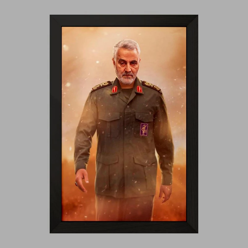 تابلو خندالو مدل سردار قاسم سلیمانی  کد 2616