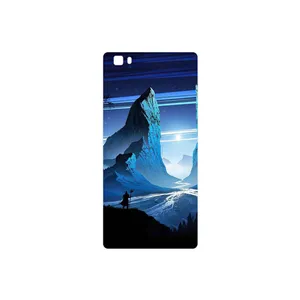 MAHOOT Blue Mountains Digital Art Cover Sticker for Huawei P8 Lite