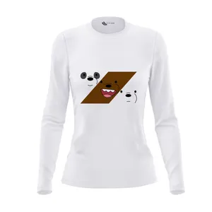 تی شرت آستین بلند زنانه مدل خرس