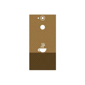MAHOOT Minimal Cup of Coffee Icon Cover Sticker for Sony Xperia XA2