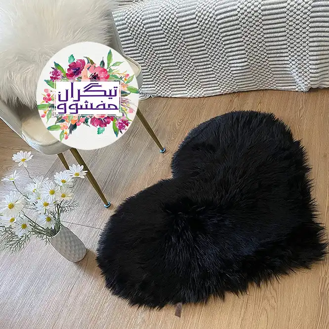 پادری تیگران مفشوو مدل heart کد BELBOOURN2021 سایز 130x120 سانتی متر