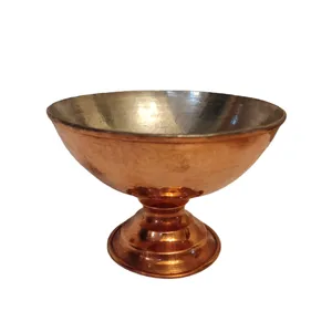 پیاله مسی طرح پایه دار مدل CHAKO