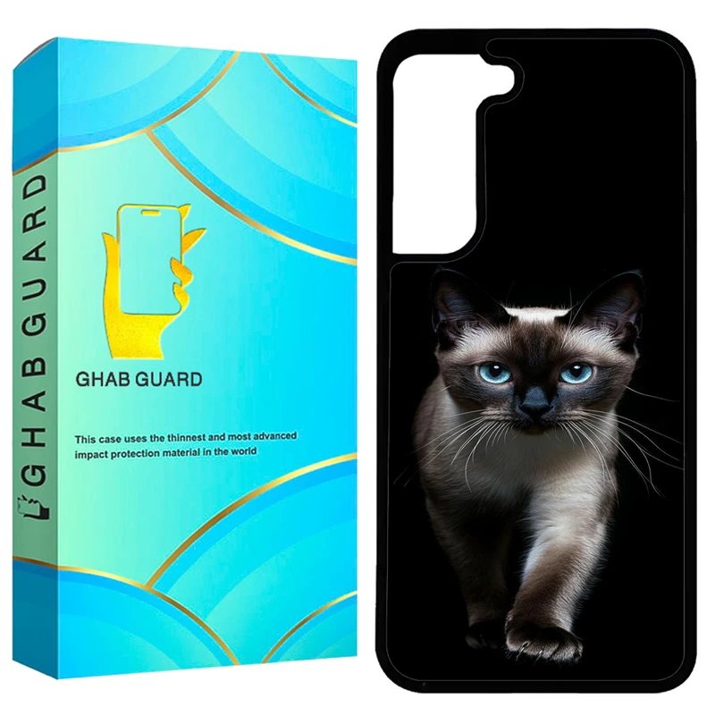 کاور قاب گارد طرح گربه مدل GCHPA21F مناسب برای گوشی موبایل سامسونگ Galaxy S21 FE 5G