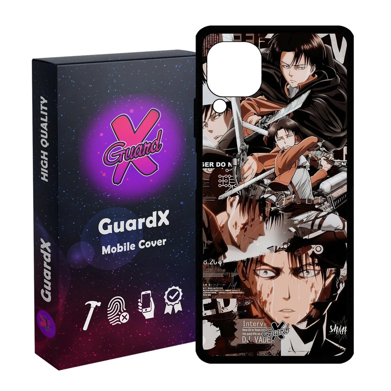 کاور گارد ایکس طرح لیوای انیمه مدل Glass10486 مناسب برای گوشی موبایل هوآوی Nova 7i / Nova 6 SE / P40 Lite