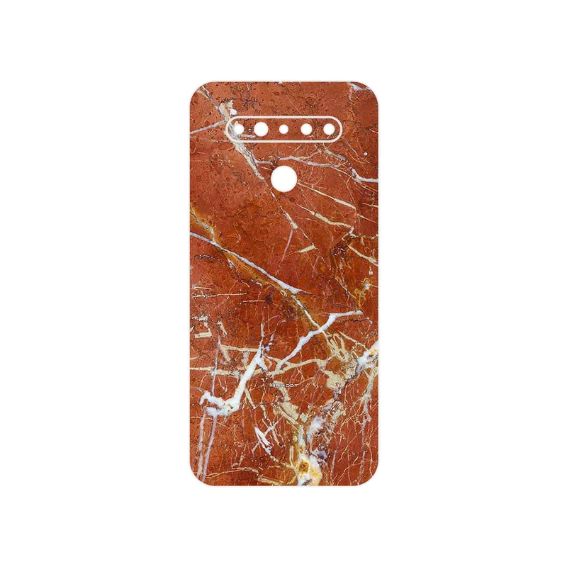 برچسب پوششی ماهوت مدل Red Marble مناسب برای گوشی موبایل ال جی K41s
